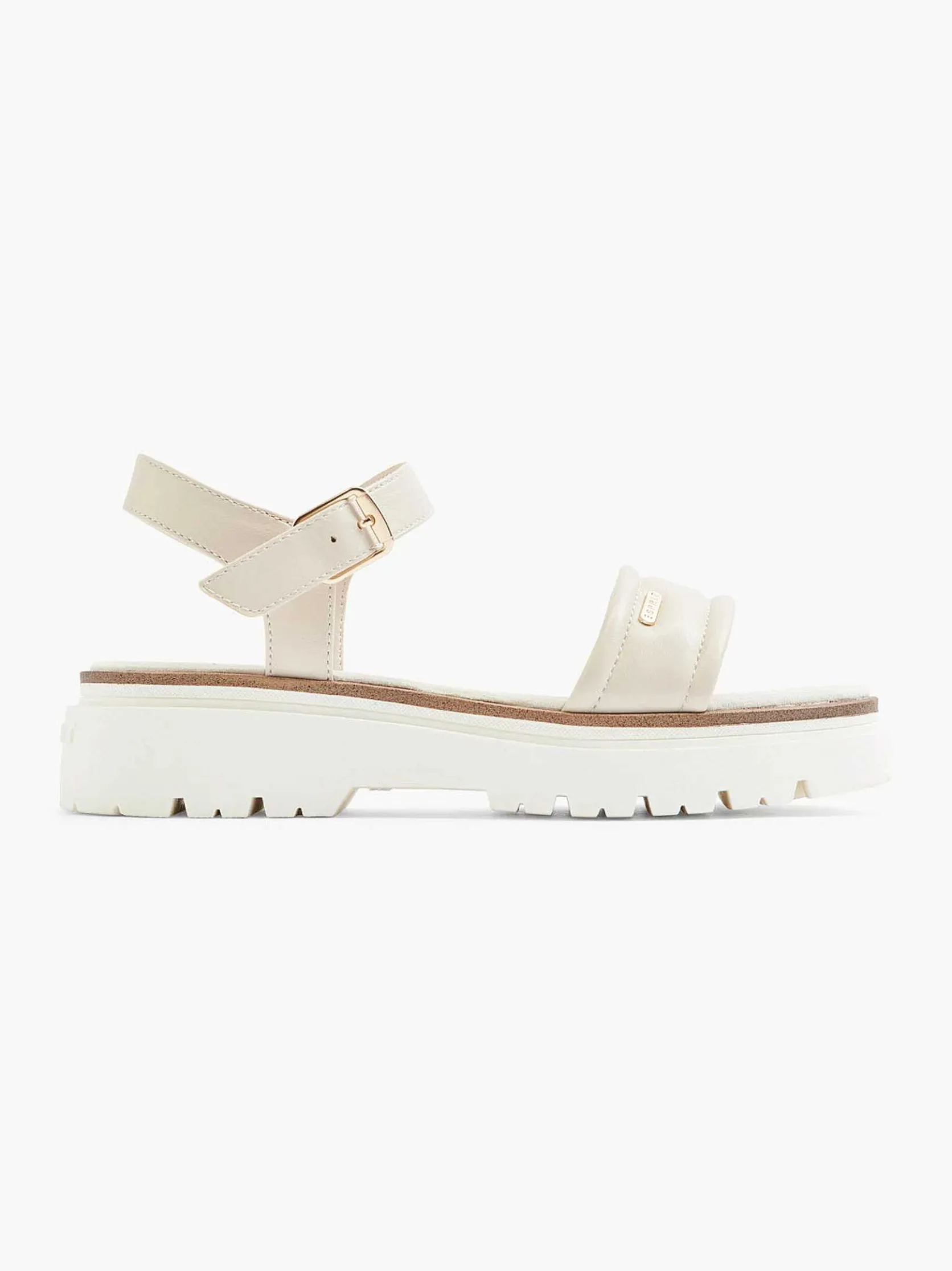 Beige Chunky Sandaal