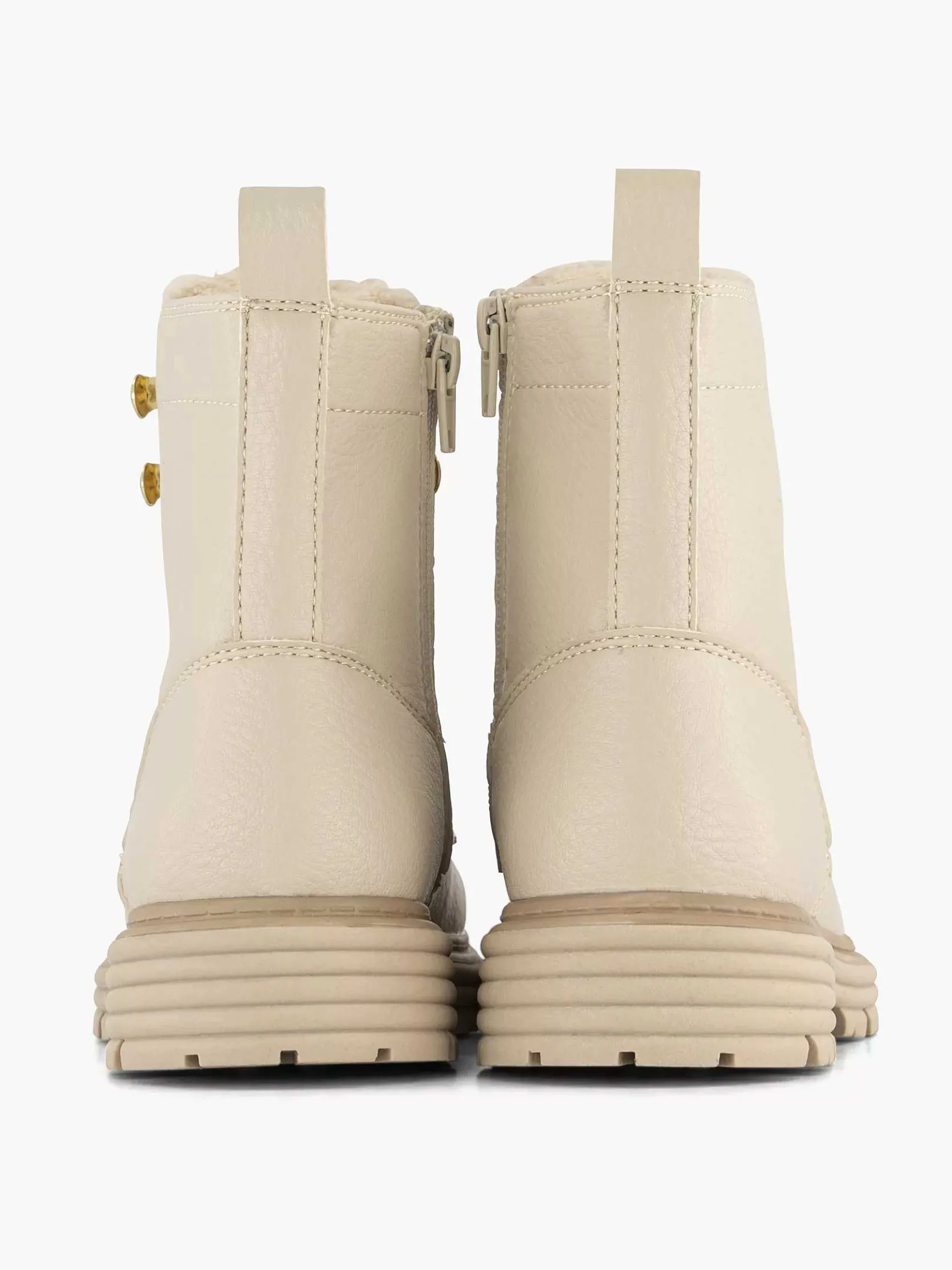 Beige Veterboot