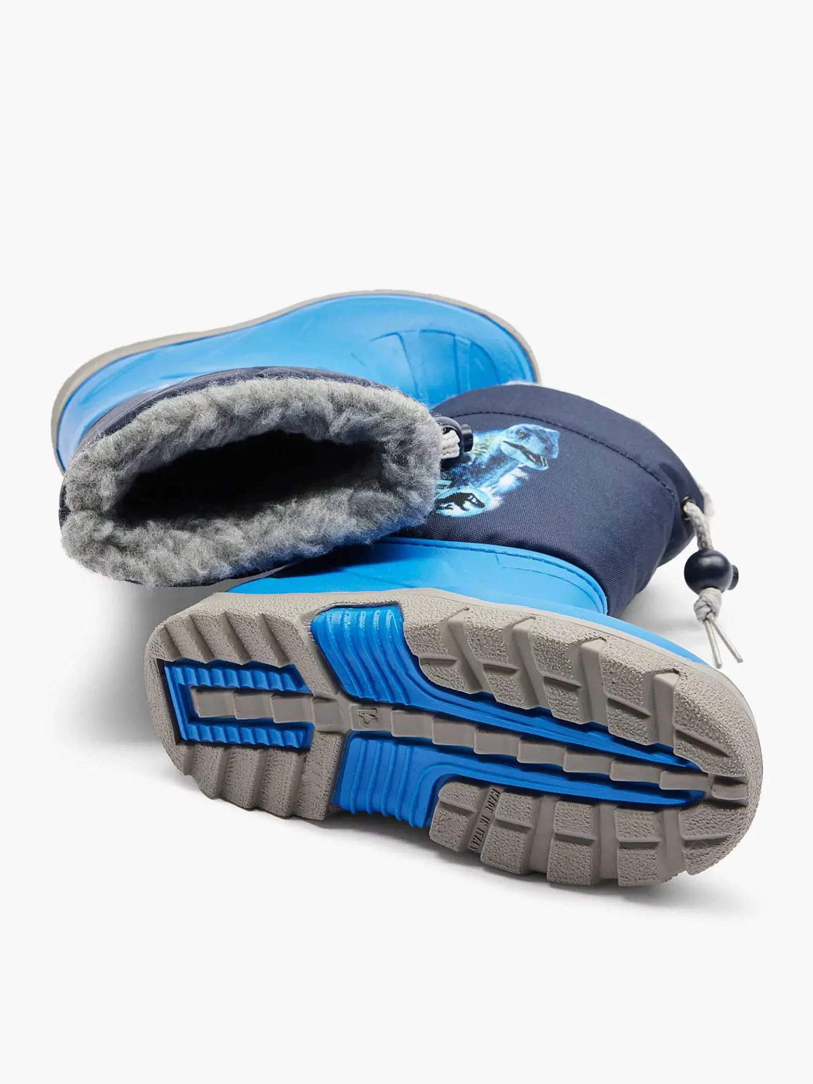 Blauwe Regenlaars Dino Gevoerd