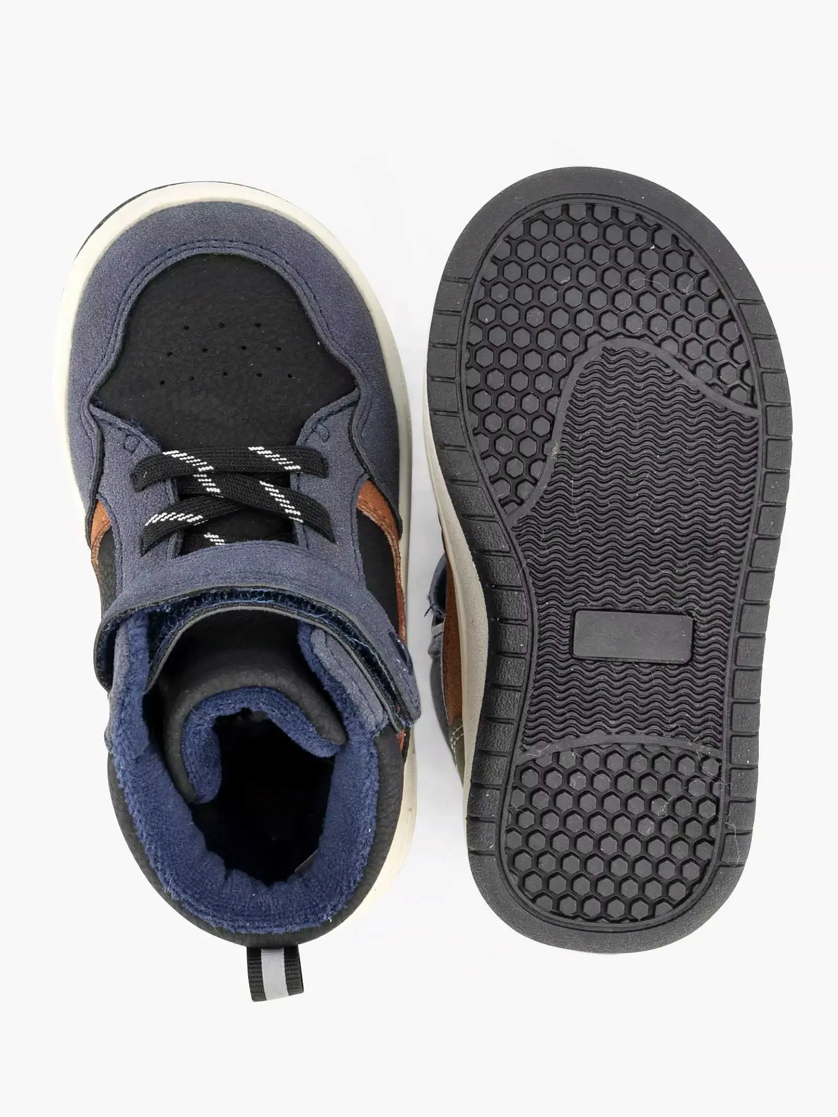 Donkerblauwe Hoge Sneaker