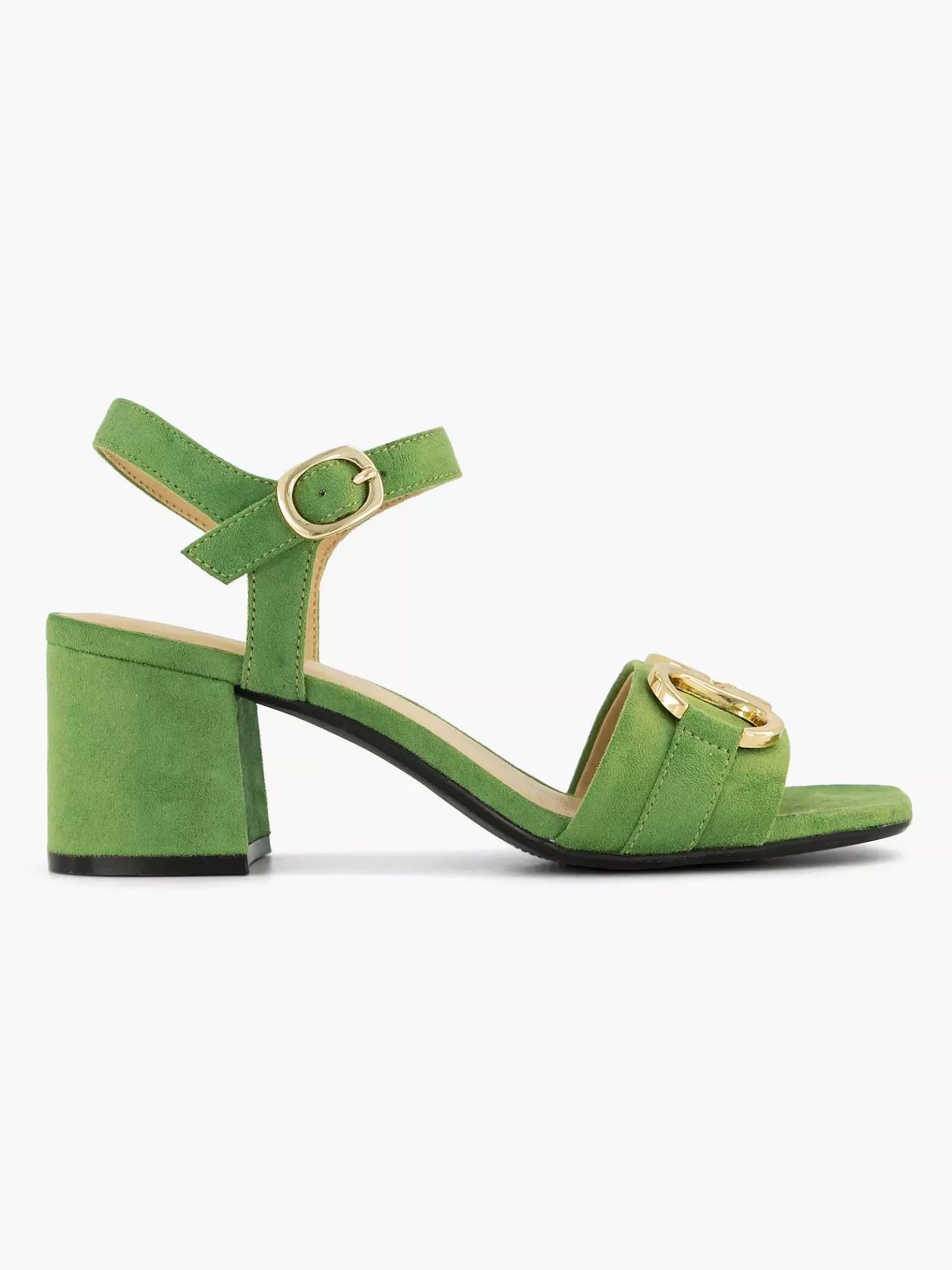 Groene Sandalette Sierketting