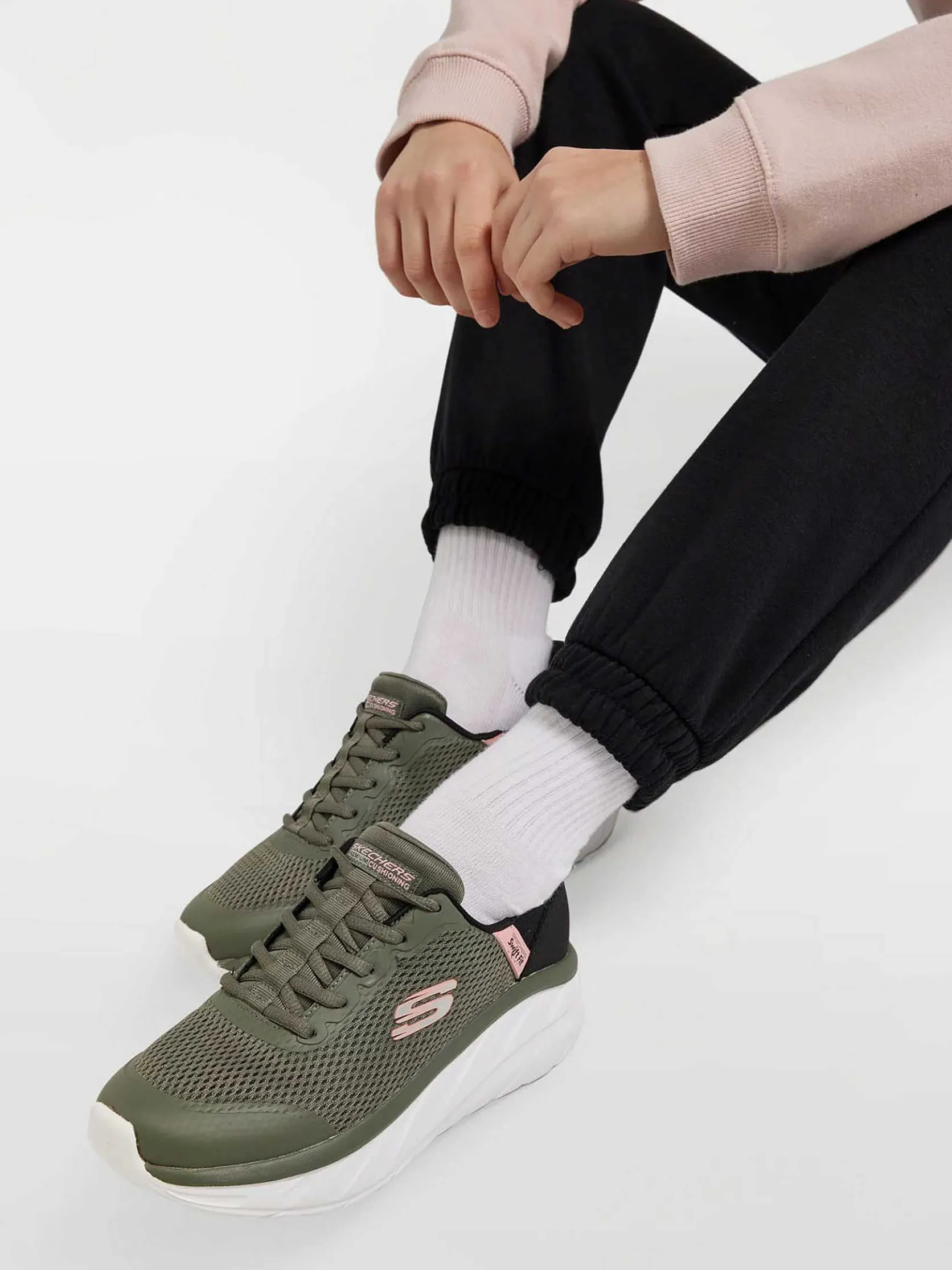 Groene Sneaker Swift Fit - Hands Free Premium Cushioning