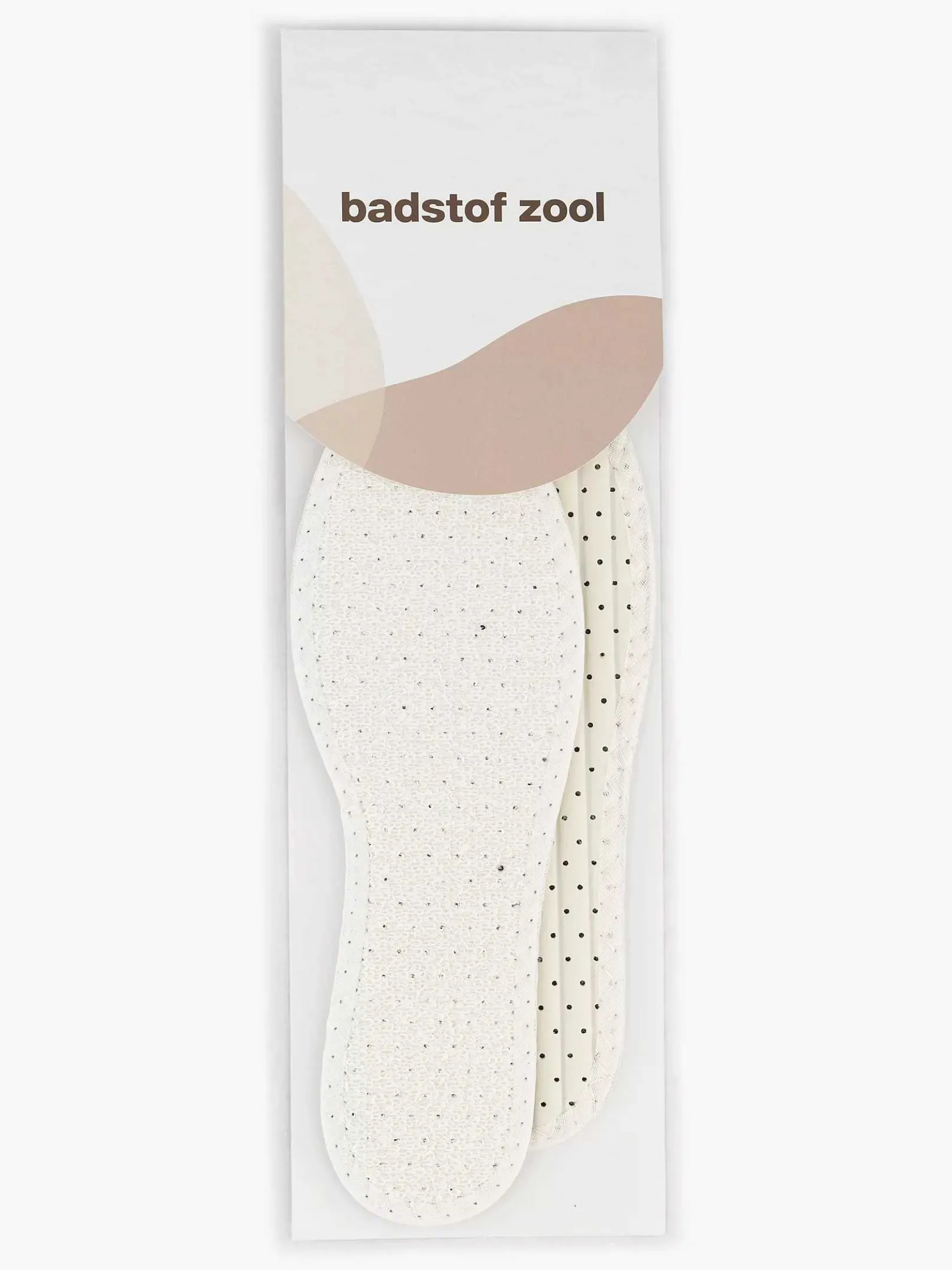 Witte Badstof Zool 35-36