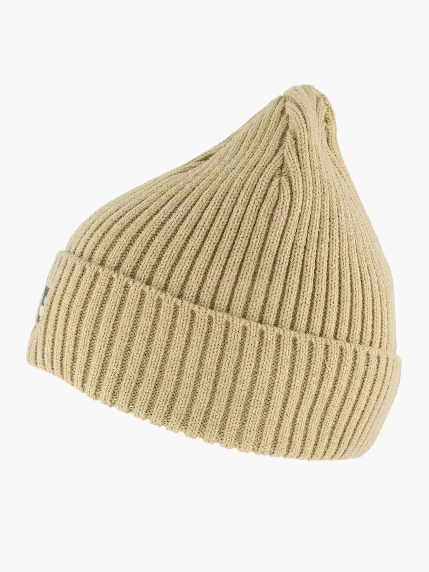 Zandkleurige Puma Classic Cuff Beanie