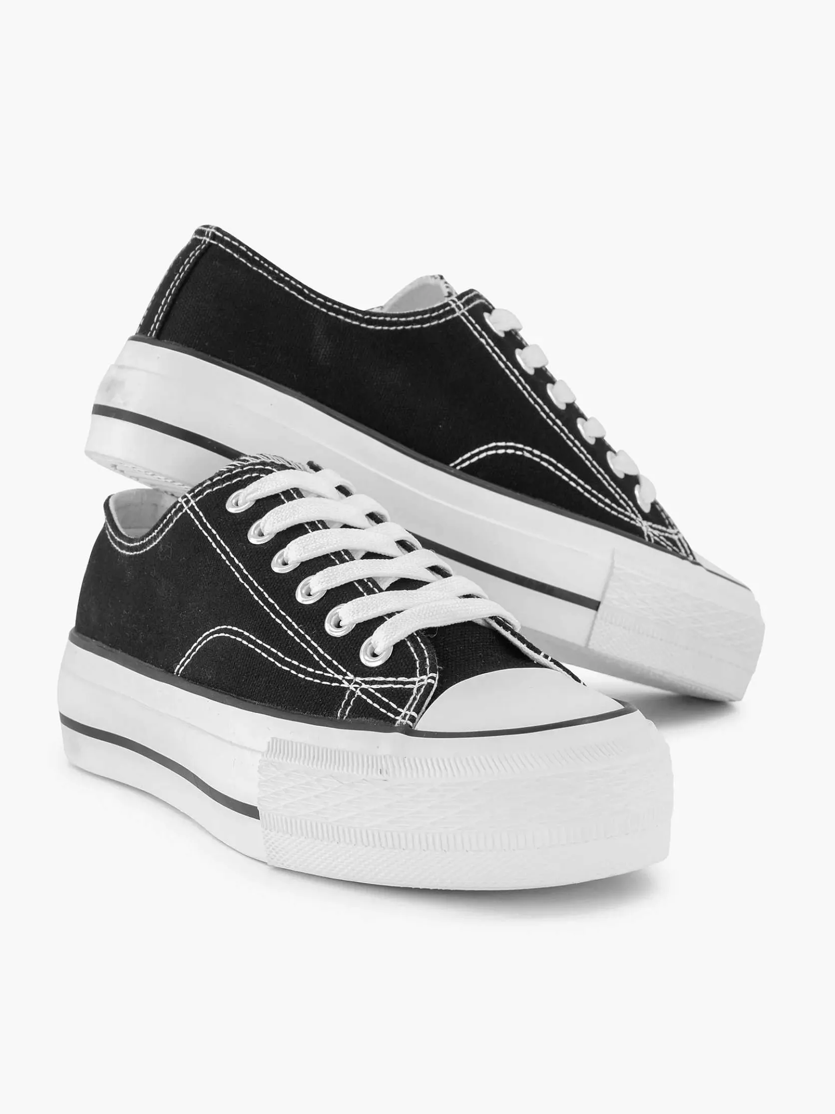 Zwarte Canvas Sneaker