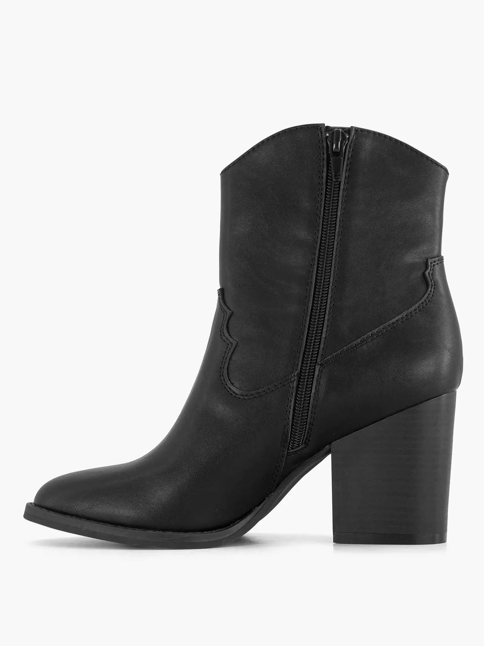Zwarte Cowboy Laars Hak