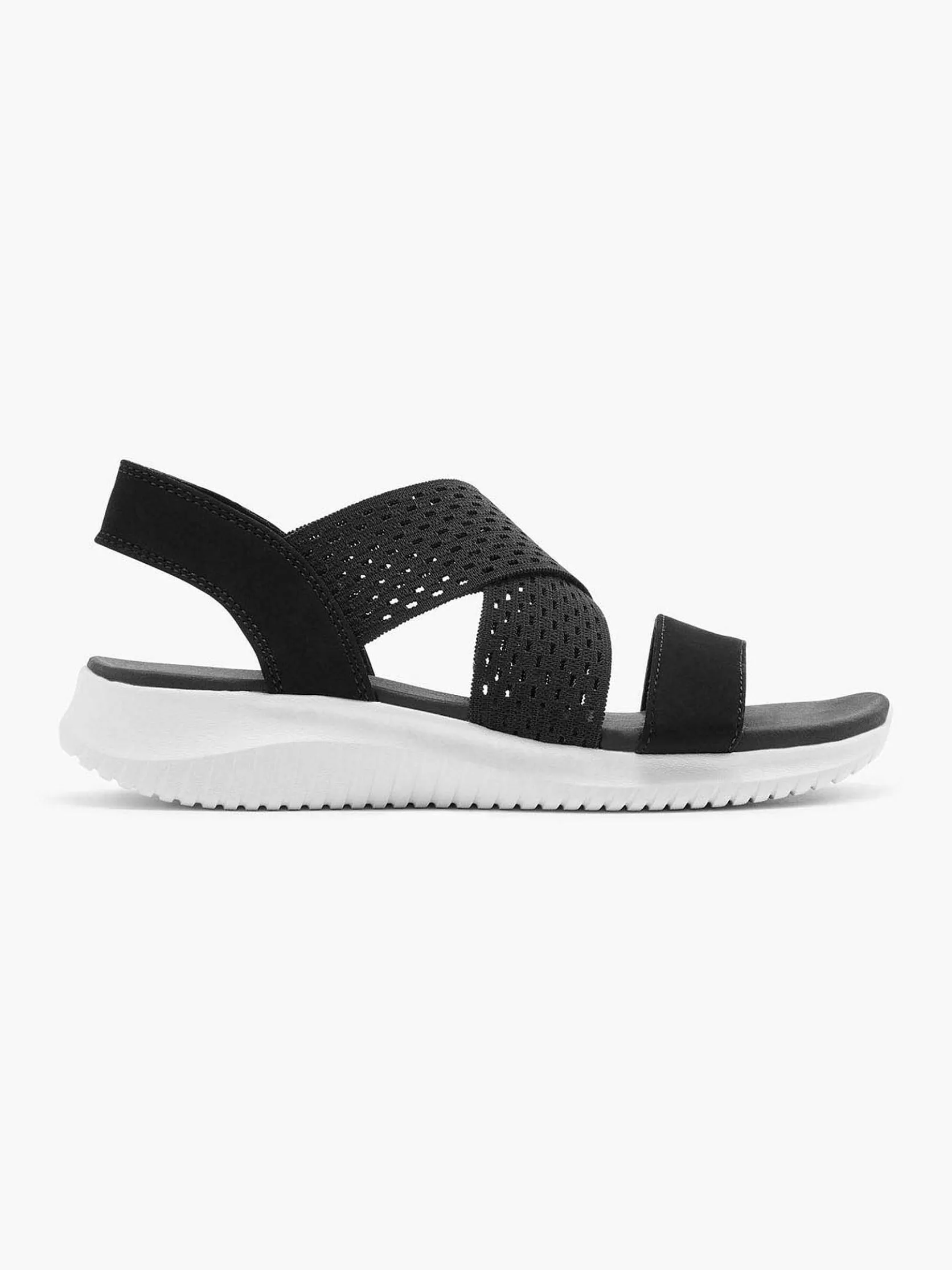 Zwarte Sandalen Neon Star