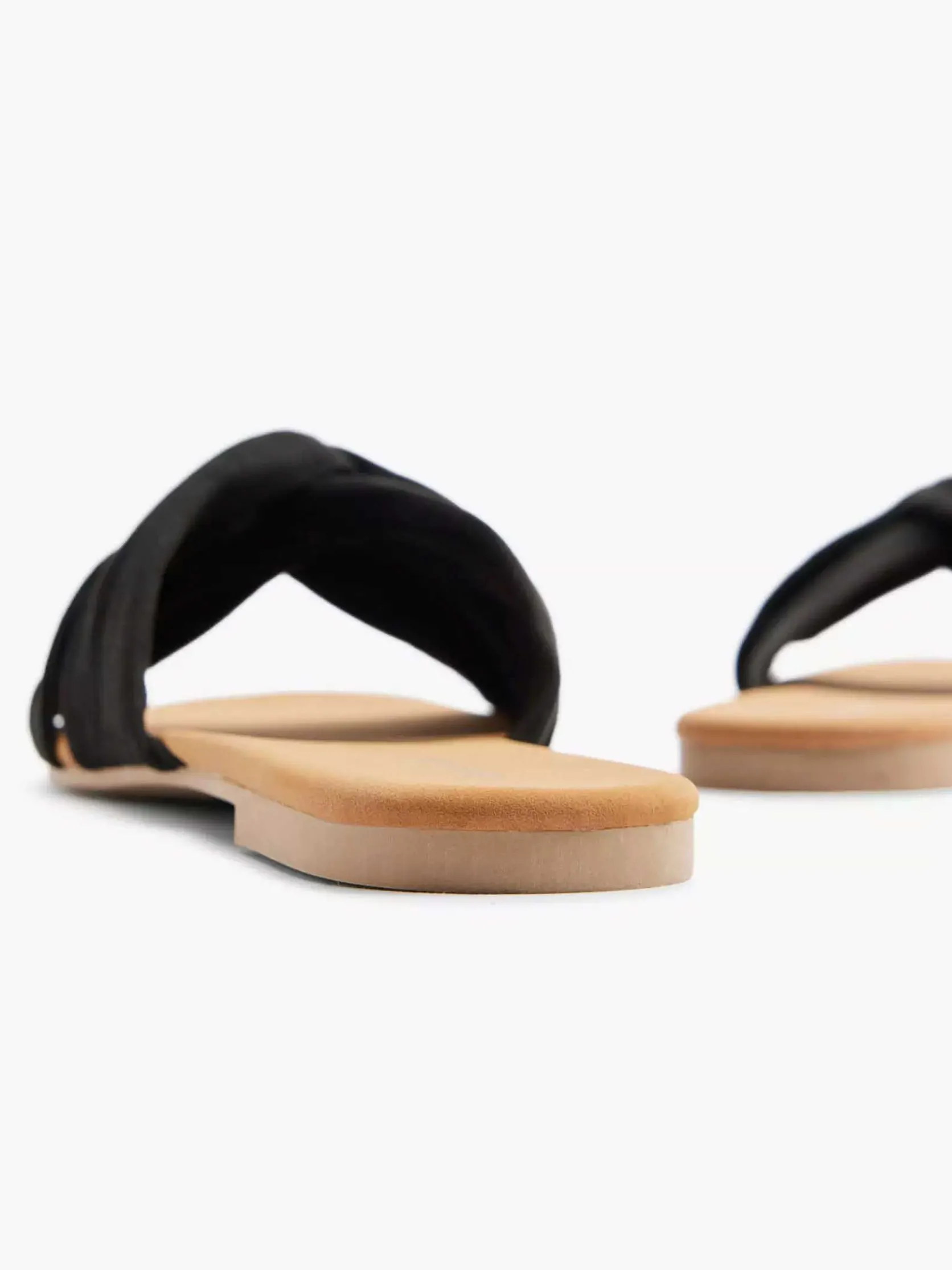 Zwarte Slipper Knoop